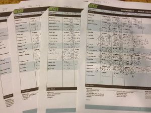 Body Beast workout sheets