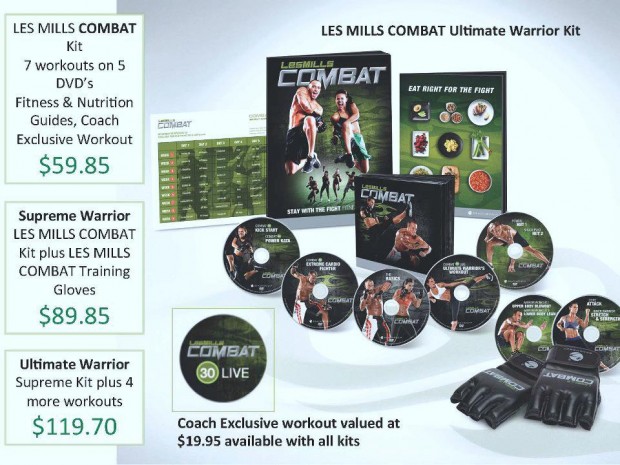 Les Mills Body Combat Ultimate Warrior Kit