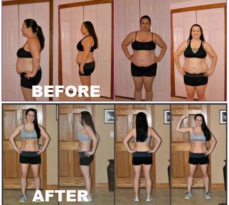 Ashley B's results with Insanity and Shakeology