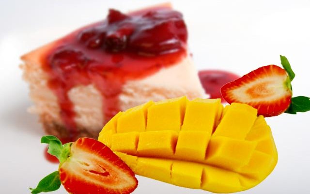 mango berry cheesecake