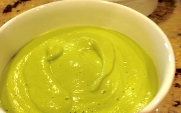 Zucchini Cashew Soup Recipe Bowl